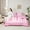 Lightpink, variant on Erosebridal Pink Baller Gril Bedding Sets Twin Size,Retro Flower Floral Comforter Sets with Sheets,Fariy Tale Bed in a Bag Twin Size For Princess,Microfiber Room Decor Reversible,7-Piece