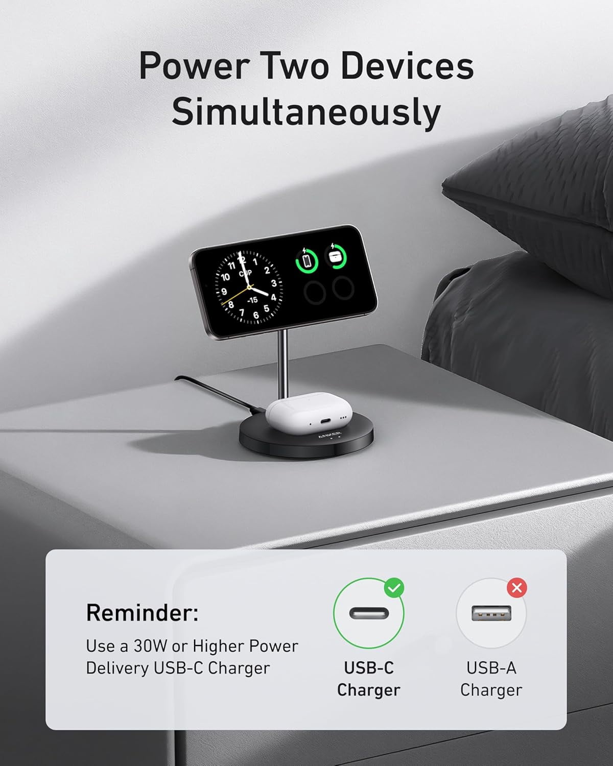 Anker MagSafe Compatible MagGo Charger Stand