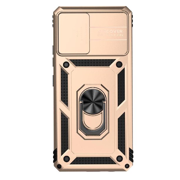Estuche GANGXUN para Samsung Galaxy M42 5G, soporte giratorio 360°, estilo mecánico y magnético