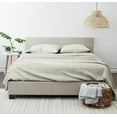 thumbnail image 3 of Noble Linens 4 Piece Pattern Microfiber Bed Sheets Set, Ray Thatch, King, 3 of 9