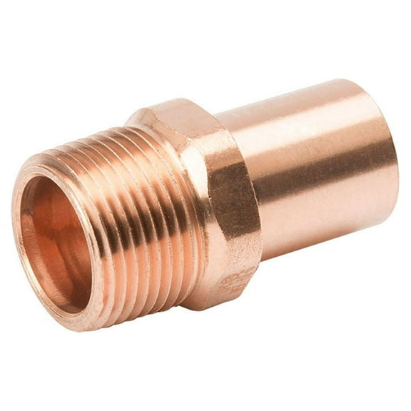 Thrifco Plumbing 5436112 1/2 Copper Fitting Male Adapt.