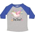 thumbnail image 3 of Inktastic I'm 4 Cute Rainbow Unicorn with Stars and Hearts Boys or Girls Toddler T-Shirt, 3 of 5