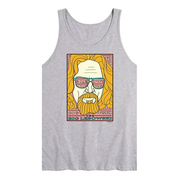 The Big Lebowski - Lebowski Rock & Roll Pop Art - Men's Jersey Tank Top