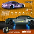 thumbnail image 4 of 1/43 Scale Mini RC Drift Car, 2.4GHz 4WD Full-Proportional Control RC Racing Car with LED Light, Hobbyist Gift for Teens and Adults, 4 of 5