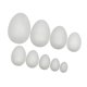 thumbnail image 4 of 9 huevos de espuma de Pascua para pintar, sin pintar, color blanco, para proyectos decorativos. estilo A, 4 of 8