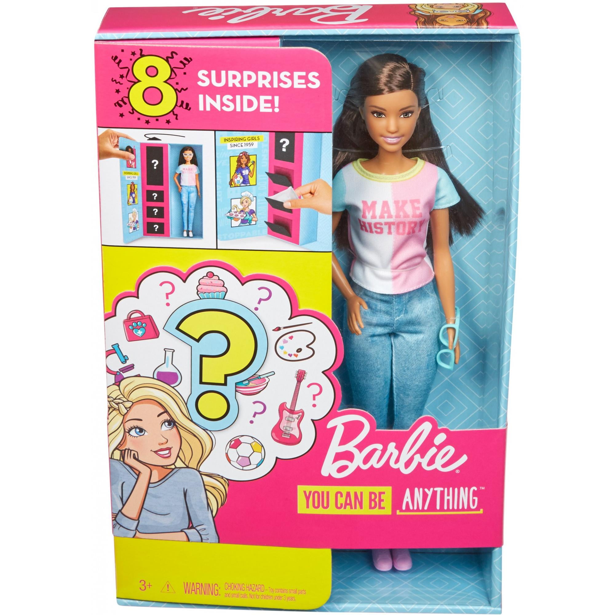 Barbie Careers Surprise Closet Doll with Glasses & Accessories