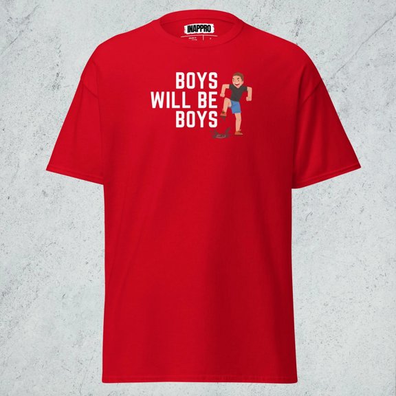 Boys Will Be Boys Funny Graphic T-Shirt