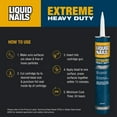 Liquid Nails Extreme Heavy Duty 10 oz. White Interior and Exterior