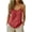 Red, variant on Aboser Womens Cotton Linen Camisole Tops Summer Casual Spaghetti Strap Basic Tees Comfy V Neck Tank Top Thin Sleeveless Cami Shirts