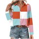 thumbnail image 4 of Ailaofu Women's Fall Button Down Shirts Casual Dressy Collared Top Classic Long Sleeve Work Office Blouse Tops, 4 of 6