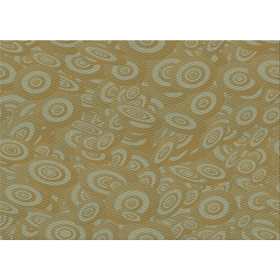 Ahgly Company Machine Washable Indoor Rectangle Transitional Light Brown Area Rugs, 4' x 6'