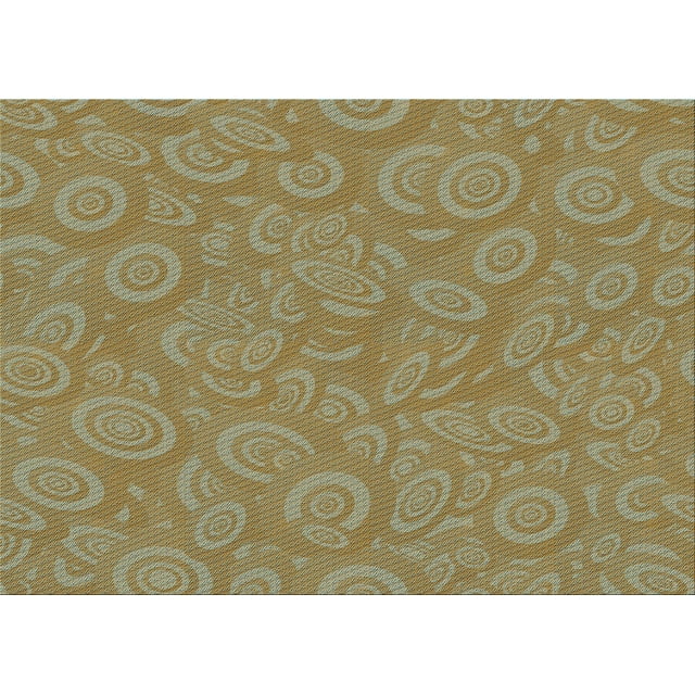 Ahgly Company Tapis Rectangulaire Lavable en Machine Intérieur Transitionnel Marron Clair, 8 Pieds x 12 Pieds