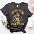 thumbnail image 2 of Wild Flowers Wild Horses Shirt, Wild Flowers Shirt, Country Girl Shirt, Country Concert Shirt, Western Shirt, Cowgirl Shirt, Shirt For Woman, 2 of 4