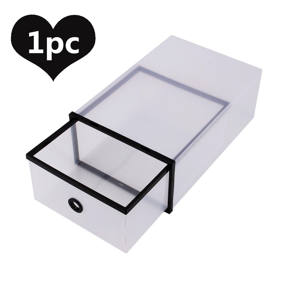 Yosoo Storage Drawers, Shoe Boxes Storage, Transparent Multifunction