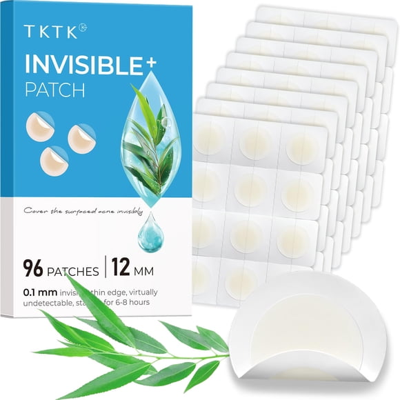 Parches para acné TKTK para espinillas, 12 mm, 96 unidades de ácido salicílico
