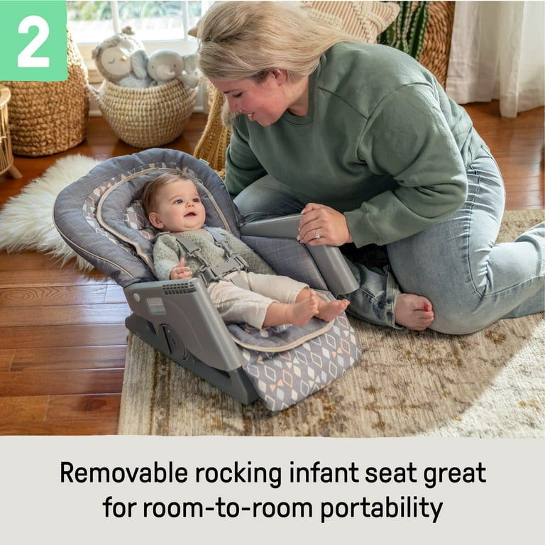 Ingenuity Proper Positioner High Chair Unisex, Grey, For Ages