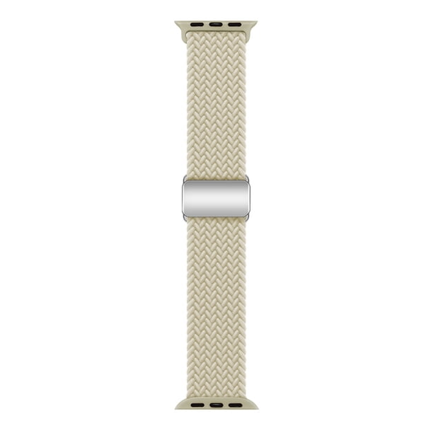Correa de hebilla magnética trenzada para reloj Apple de 789ª generación, pulsera ajustable para Apple Watch