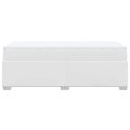 thumbnail image 3 of vidaXL Box Spring Bed with Mattress White Twin XL Faux Leather, 3 of 5