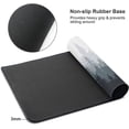 thumbnail image 2 of Fog Misty Forest Gaming Mouse Pad XL, Extended Large Full Desk Mousepad 31.5x11.8 Inch, Big with Stitched Edge, Non-Slip Long Computer Keyboard Waterproof Mat for Office & Home , X-Large, 2 of 6