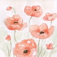 thumbnail image 3 of Nan 15x15 Black Modern Framed Museum Art Print Titled - Spring Poppies II, 3 of 5