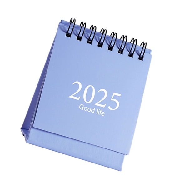 Acahhotxx Desk Calendar, 2025 Desk Calendar 2024-2025 Desktop Calendar Monthly Calendar English Standing Calendar Lovely Coil Calendar