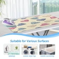 thumbnail image 5 of Ironing Mat Portable Ironing Blanket for Table Top Travel Ironing Pad for Washer Dryer 27.6" x 47.2" Pink and Blue Heart Pattern, 5 of 6
