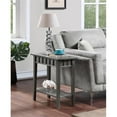 thumbnail image 1 of Convenience Concepts Table d'Appoint Dennis avec Tablette, Fini Bois Gris, 1 of 7