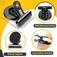 thumbnail image 6 of VNDUEEY 48 Pack Magnetic Clips, Refrigerator Magnets Fridge Magnets, Black Magnet Clips for Whiteboard, Clip Magnets for Photo Displays, Home, Office,Classroom, 6 of 6