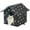Black, variant on PETIMI Outdoor Cat House, Foldable Cat Bed Cave, Easy to Assemble Outdoor Cat Tent, Weatherproof Outdoor Shelter for Cats Dogs - Black, Large