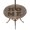 brown, variant on Round Outdoor Tablecloth with Umbrella Hole and Zipper, Vintage Farmhouse Tablecloth with Elastic Waterproof, Retro Home Text Country Star Wooden Patio Table Covers for 36" - 44" Picnic Pool Tables