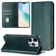 thumbnail image 3 of For iPhone 16 Pro Wallet Cases Retro Texture RFID Blocking Leather Phone Cover - Black, 3 of 5