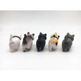 thumbnail image 2 of 9pcs Plastic Cartoon Cat Figures Miniature Cats Set Kitty Cake Topper Fairy Garden Decoration, 2 of 5