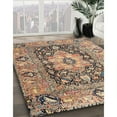 thumbnail image 3 of Ahgly Company Machine Washable Indoor Rectangle Traditional Sepia Brown Area Rugs, 6' x 9', 3 of 7