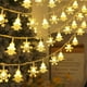 thumbnail image 1 of Luces navideñas con copos de nieve | Guirnalda de luces LED a pilas | Decoración navideña con copos de nieve blancos | Decoración navideña para interiores y exteriores, 1 of 5
