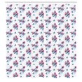 thumbnail image 2 of Ambesonne Floral Shower Curtain, Spring Watercolor Flowers, 69"Wx84"L, Multicolor, 2 of 4