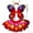 Red, variant on WOYY Toddler Girl's Party Fairy Tutu Skirt Butterfly Wings Headband Outfits
