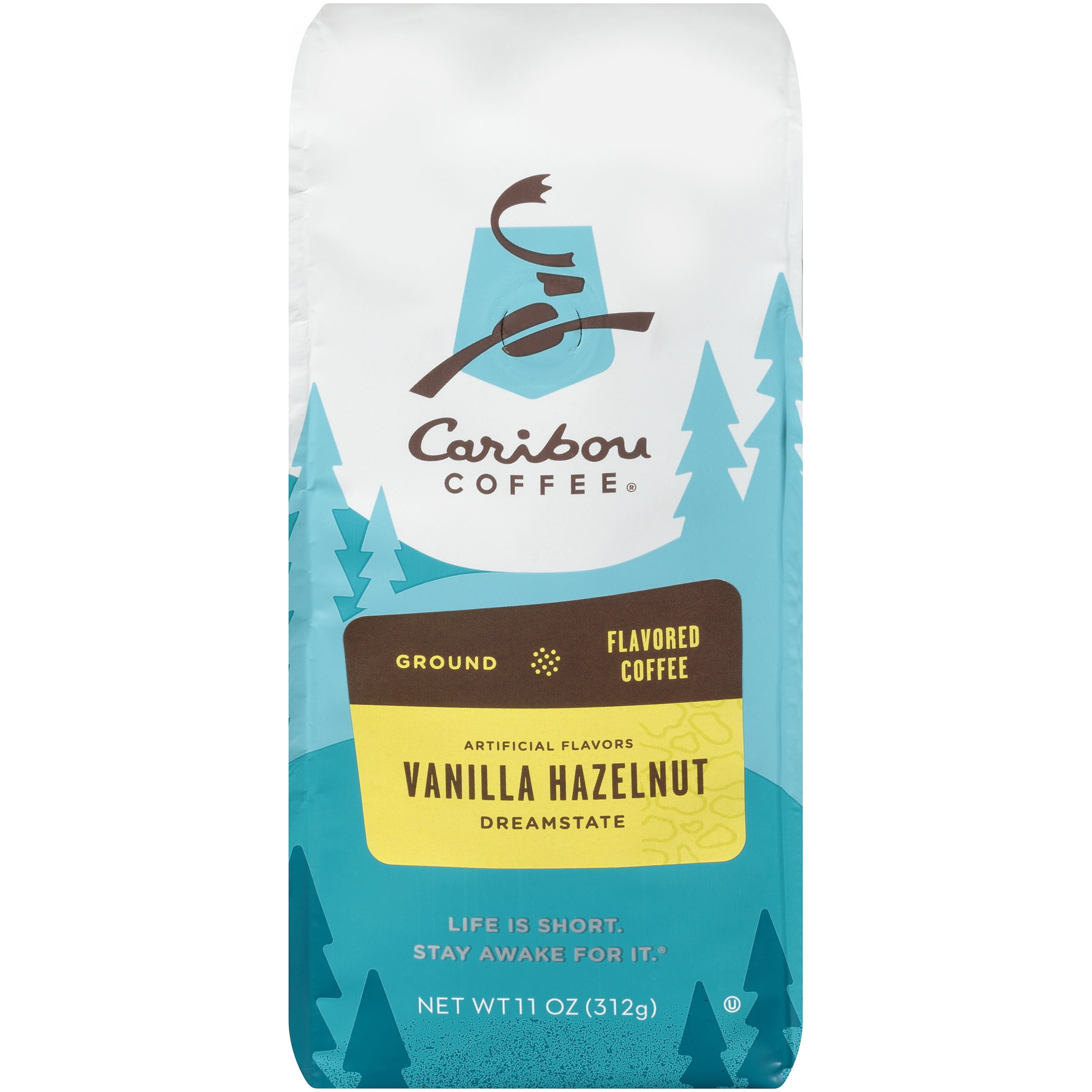 Caribou Coffee® Vanilla Hazelnut Ground Coffee 11 oz. StandUp Bag