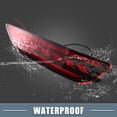 thumbnail image 5 of Unique Bargains Pair Rear Bumper Reflector Fog Brake Tail Light Red LED for Hyundai Accent 924051R200, 5 of 6