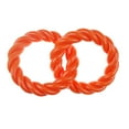 thumbnail image 4 of Infinity Pet TPR Chew and Tug Rope Toy, 2 Rings, Orange, 4 of 6