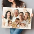 thumbnail image 2 of Custom Family Portrait Canvas, Personalized Family Photo Art, Unique Gift for Mom, Dad, Couples, Anniversary, Home Decor, 2 of 7