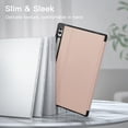 thumbnail image 4 of JETech Case for Samsung Galaxy Tab S9 Ultra 14.6-Inch with S Pen Holder, Slim Folio Stand Protective Tablet Cover, Multi-Angle Viewing (Rose Gold), 4 of 6