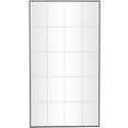 thumbnail image 2 of DecMode 30"W, 54"H Rectangle Wall Mirror, Black, 2 of 6