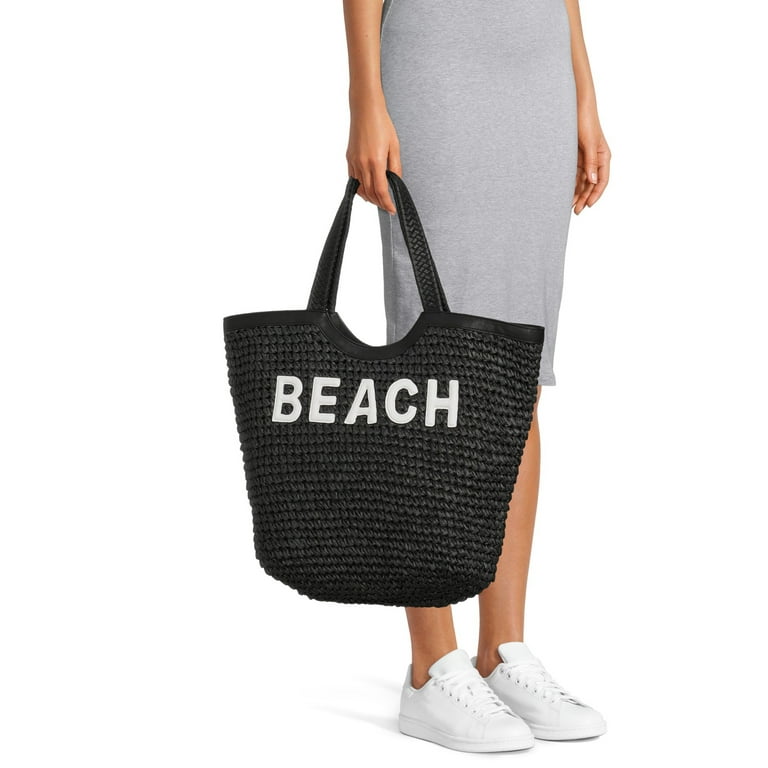 Extra large straw bag sale