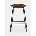 thumbnail image 5 of Jofran Nature's Edge Modern Solid Wood Counter Height Backless Stool (Set of 3), 5 of 6