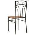 thumbnail image 3 of vidaXL Dining Chairs 2 pcs Brown MDF, 3 of 5