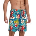 thumbnail image 2 of Fotbe Japanese Koi Pantalones Cortos de Pijama para Hombre, Ropa de Dormir, Pantalones de Pijama Cortos para Hombre-X-Large, 2 of 6