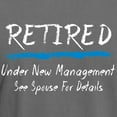 thumbnail image 3 of CafePress - Chalkboard Retired Under New Management T Shirt - Mens Comfort Colors Shirt, 3 of 5