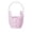 Pink, variant on Woven Easter Bunny Basket - 8.26"" Light Blue Rattan Easter Basket with Bunny Ears, Multi-Functional Storage Basket for Easter Decor and Easter Gifts, Blue