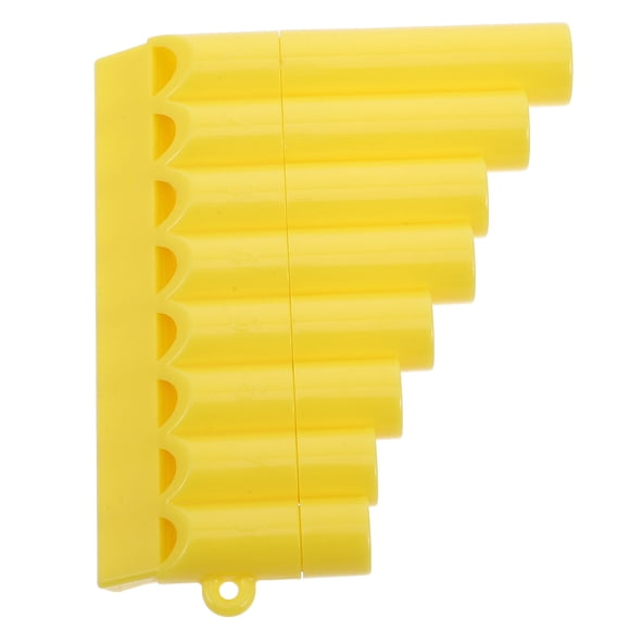 Greenadscape Rosy Plastic Pan Flute C Key Beginner Instrument Portable for School Band and Music Practice