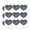 Clear, variant on Wonder Woman 80th Classic Comic Smile Heart Shaped Planner Calendar Scrapbook Craft Stickers